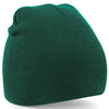 Two-tone pull-on beanie