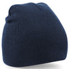 Two-tone pull-on beanie