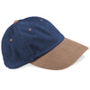 Low-profile heavy brushed cotton cap