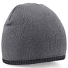 Two-tone pull-on beanie