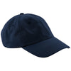 Low-profile 6-panel dad cap