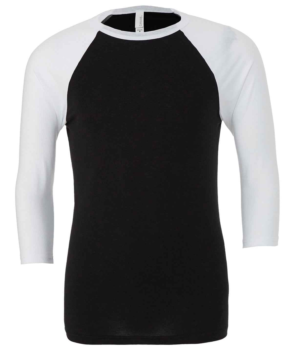 Unisex triblend ¾ sleeve baseball t-shirt