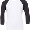 Unisex triblend ¾ sleeve baseball t-shirt