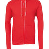 Unisex polycotton fleece full-zip hoodie