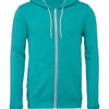 Unisex polycotton fleece full-zip hoodie