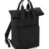 Twin handle roll-top backpack