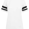 Women's mesh stripe tee
