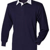 Long sleeve plain rugby shirt