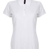 Women's micro-fine piqué polo shirt