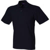 Stretch piqué polo shirt