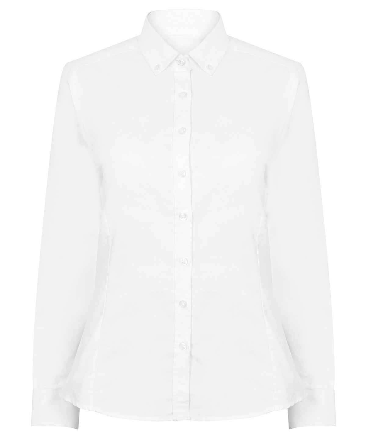 Women's modern long sleeve Oxford shirt