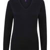 Women's 12 gauge v-neck jumper