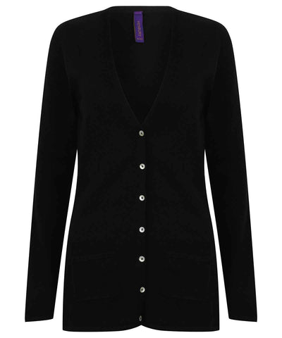 Women's v-button cardigan