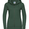Women's authentic zipped hooded sweatshirt