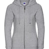 Women's authentic zipped hooded sweatshirt