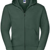 Authentic zipped hooded sweat