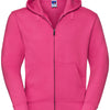 Authentic zipped hooded sweat