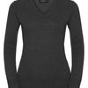 Women's v-neck knitted sweater