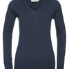 Women's v-neck knitted sweater
