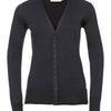 Women's v-neck knitted cardigan