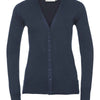 Women's v-neck knitted cardigan