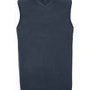 V-neck sleeveless knitted sweater