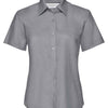 Women's short sleeve Oxford shirt