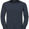 Long sleeve polycotton easycare poplin shirt