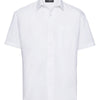 Short sleeve polycotton easycare poplin shirt