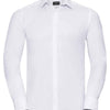 Long sleeve herringbone shirt