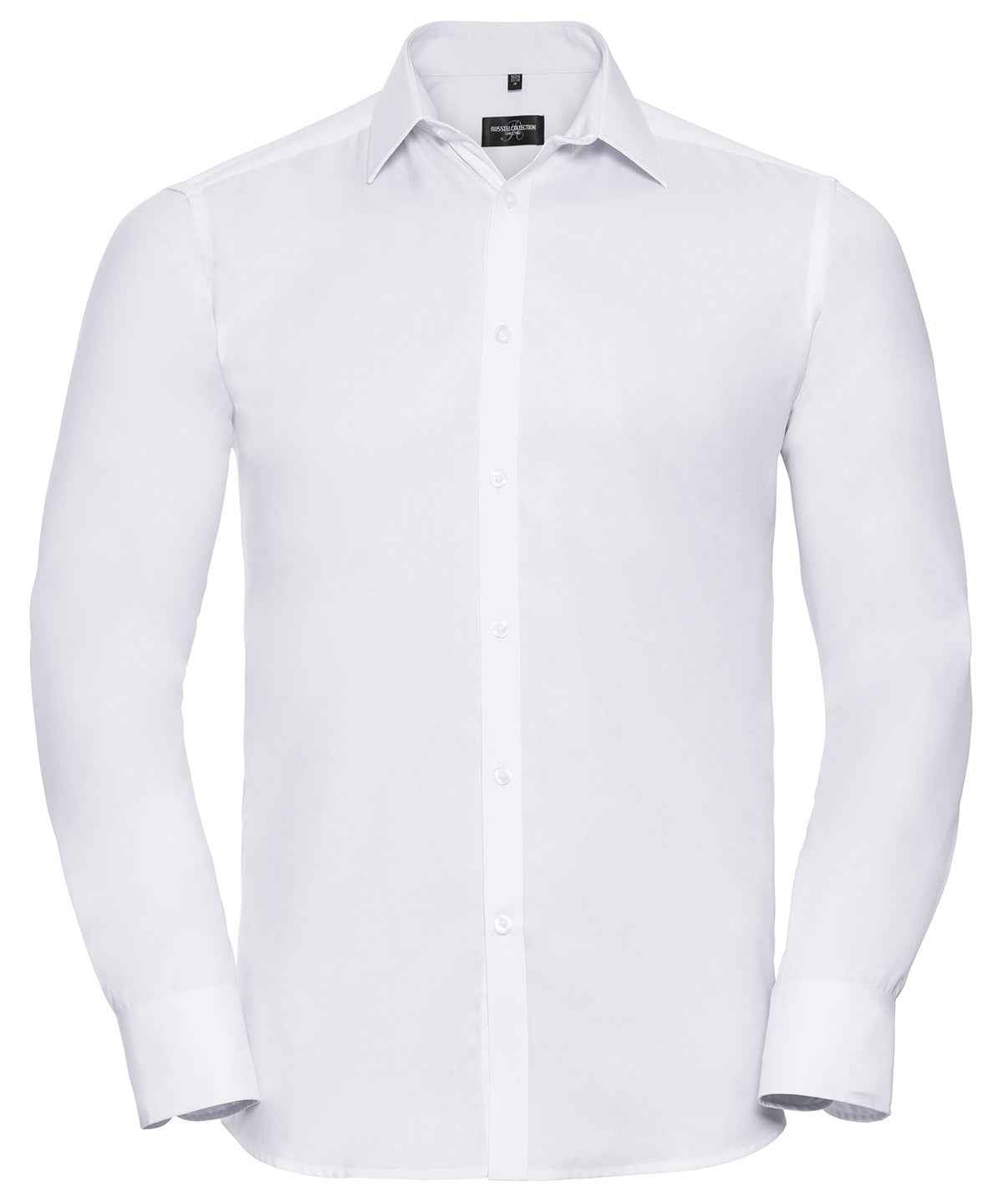 Long sleeve herringbone shirt