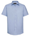 Short sleeve herringbone shirt