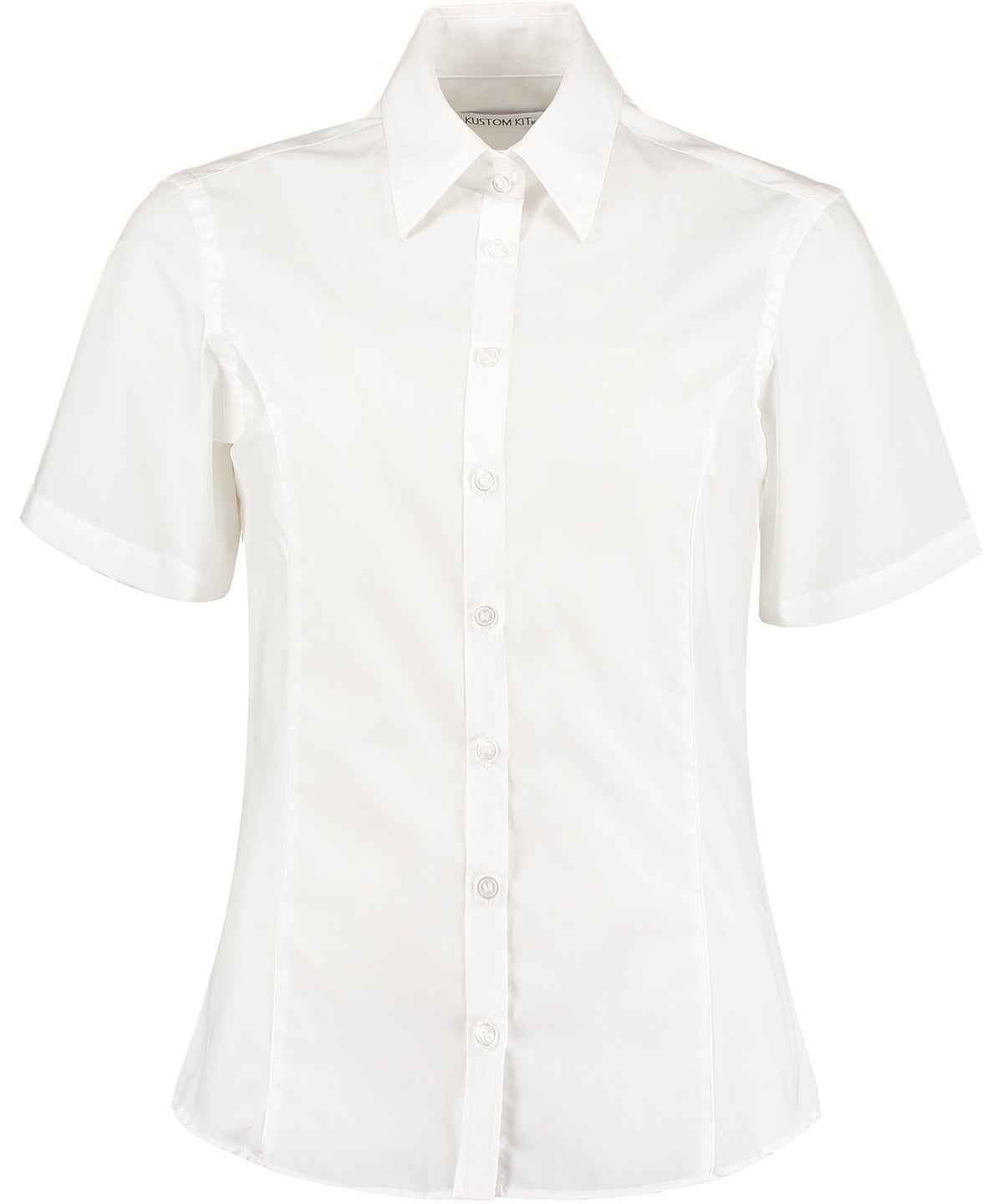 Business blouse short-sleeved (tailored fit)