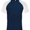 Polo baseball contrast polo shirt