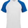 Polo baseball contrast polo shirt