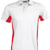 Flags short sleeve bi-colour polo shirt