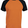 Baseball Short-sleeved two-tone T-shirt