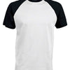 Baseball Short-sleeved two-tone T-shirt
