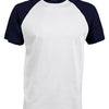 Baseball Short-sleeved two-tone T-shirt