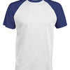 Baseball Short-sleeved two-tone T-shirt