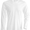 Men's long-sleeved crew neck T-shirt