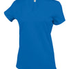 Ladies' short-sleeved V-neck T-shirt