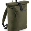 Recycled rolled-top backpack