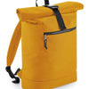 Recycled rolled-top backpack
