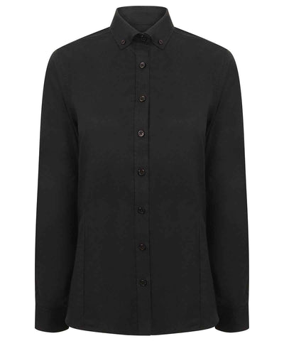 Women's modern long sleeve Oxford shirt
