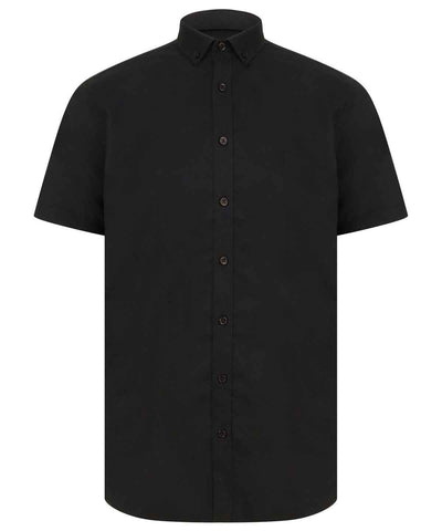Modern short sleeve Oxford shirt