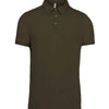 Jersey knit polo shirt