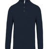 Jersey knit long sleeve polo shirt