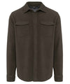Sherpa-lined fleece overshirt