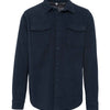 Sherpa-lined fleece overshirt